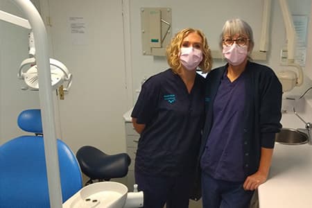 Wendy Alderson and Sarah Hoggins